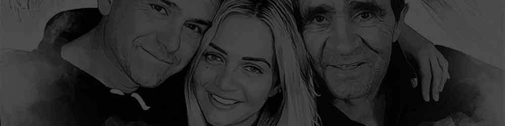 Oily Vector Personal Family Portrait